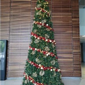 The Canadian – Cone Style Christmas Tree – Slim Frame – Green – 20 foot (6m)