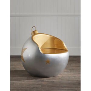 Silver and Gold Bauble Seat