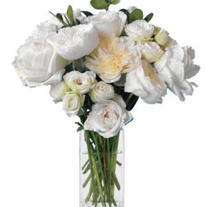 Shades of White Rose Bouquet