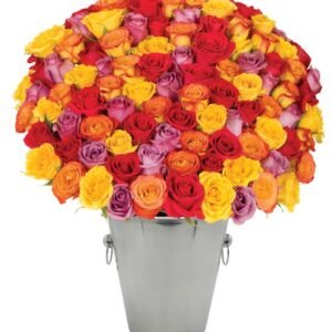 100 Summer Roses Bouquet