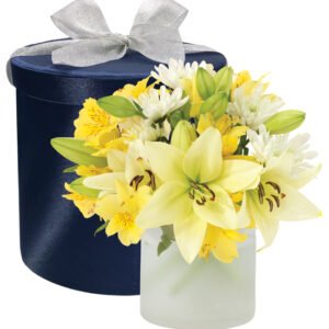 Summer Lilies Hatbox Bouquet