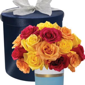 Perfect Roses Hatbox Bouquet