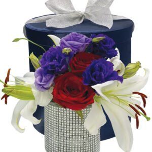 Valentine Crush Hatbox Bouquet
