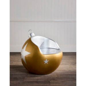 Gold and Silver Bauble Seat