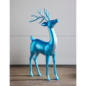 170cm Standing Blue Stag