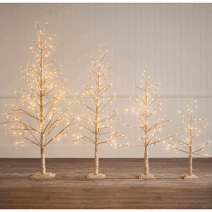 Champagne Gold Tree – Pre-lit Artificial Christmas Tree – Champagne- 3 foot