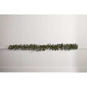 9′ Pre-lit 2 Colour LED Garland – Green – 2.7 m