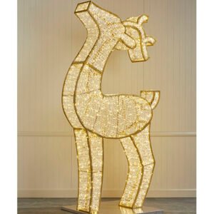 1.5m Gold Male Reindeer