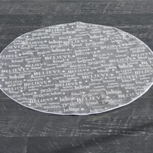 Linen Style Christmas Tree Skirt