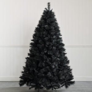 The Austrian – Artificial Christmas Tree – Black – 8 foot