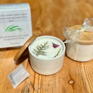 Made in Maine; Glow & Grow Cosmo Candle