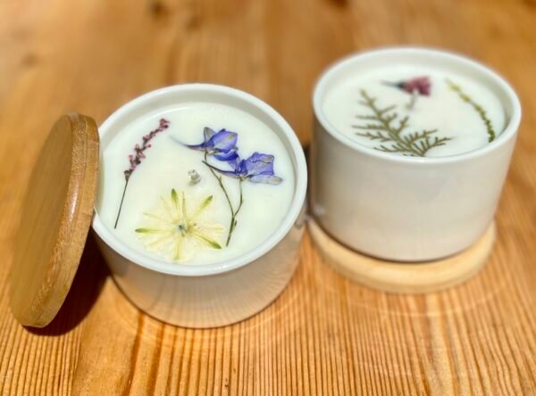 Made in Maine; Glow & Grow Cosmo Candle - Image 2