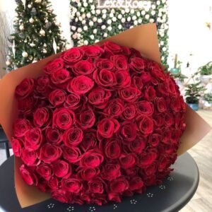 100 Red Rose Bouquet