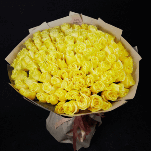Glitter Yellow Roses