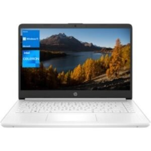 14" Laptop,  Intel Celeron N4500, 4GB DDR4 RAM, 64GB eMMC, Wi-Fi 5, Windows 11 Home, White