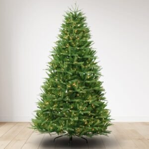 7.5 ft Wyoming Fir Christmas Tree with M4 Warm White lights, 62D