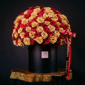 Red & Cappuccino - HatBox