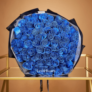 Glitter Blue Roses