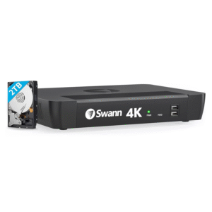 Swann 4K 8-Channel Security System NVR Recorder w 2TB HDD SRNVR-88580H-US