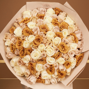 Cappuccino Deluxe Rose Bouquet