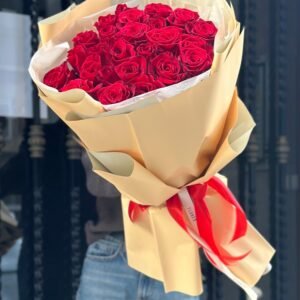 Premium Hand-Tied Red Roses