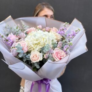 Bouquet with hydrangea