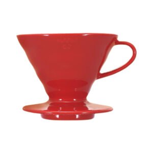Hario V60 Ceramic Pour Over Coffee Maker - Red