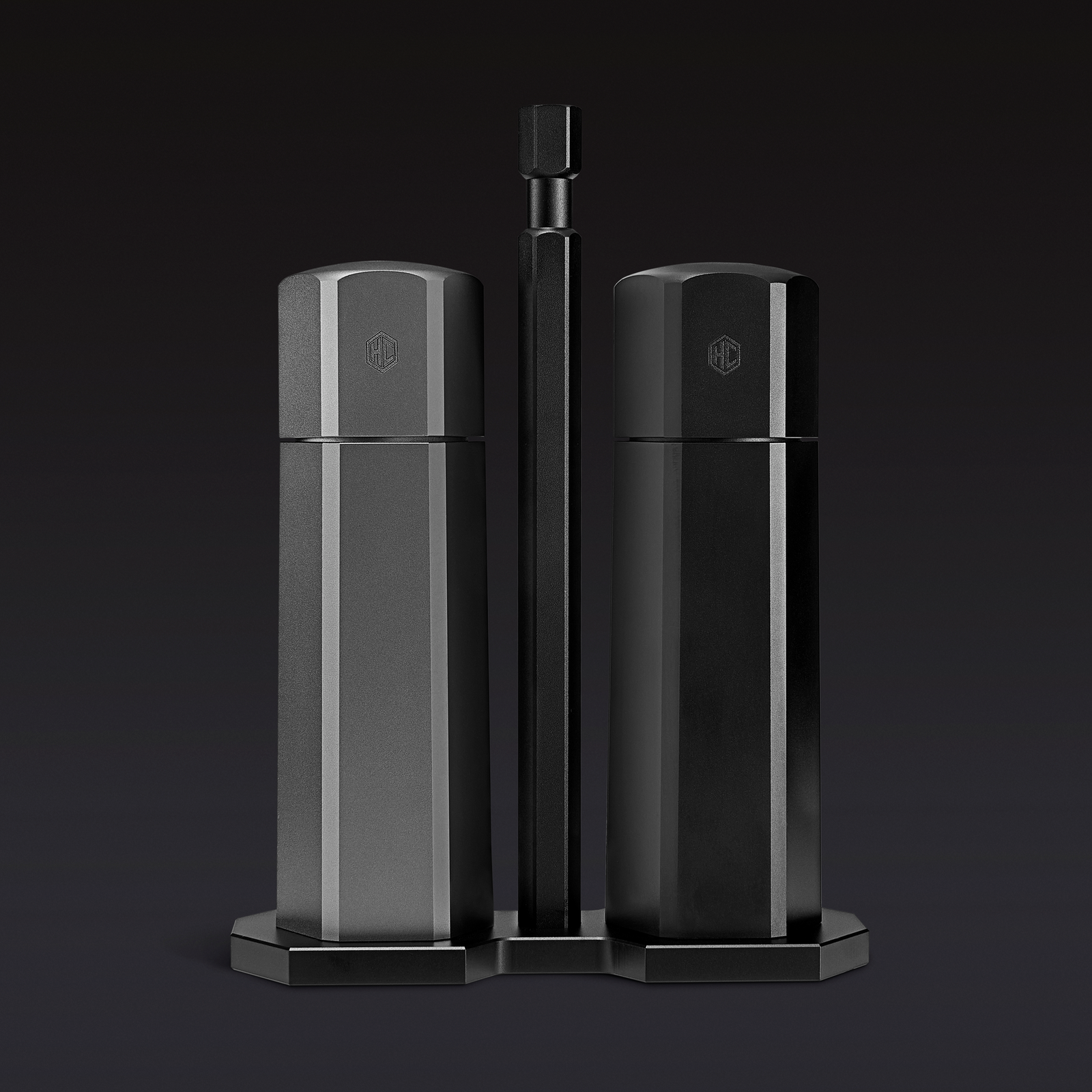 HexMill Tabletop Salt & Pepper Grinder Set
